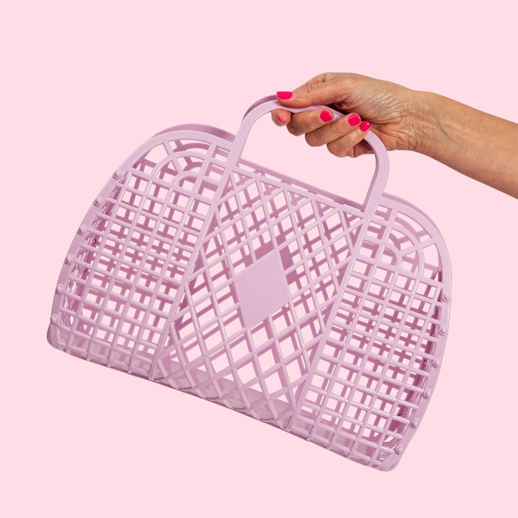 Retro Basket Lilac - Large | Sun Jellies