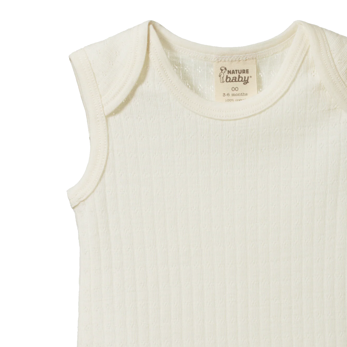 Merino Singlet Pointelle - Natural | Nature Baby
