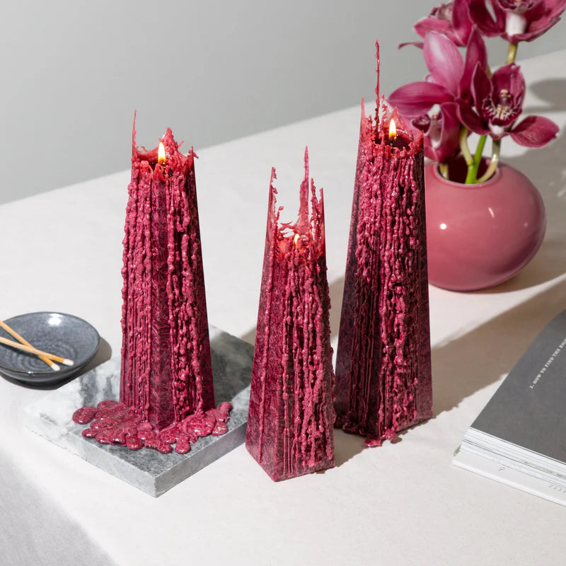 Pinot Noir Icicle Candles | Living Light