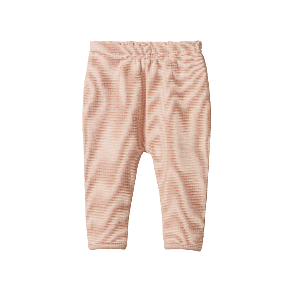 SELBY WAFFLE PANTS - Rose Dust | Nature Baby