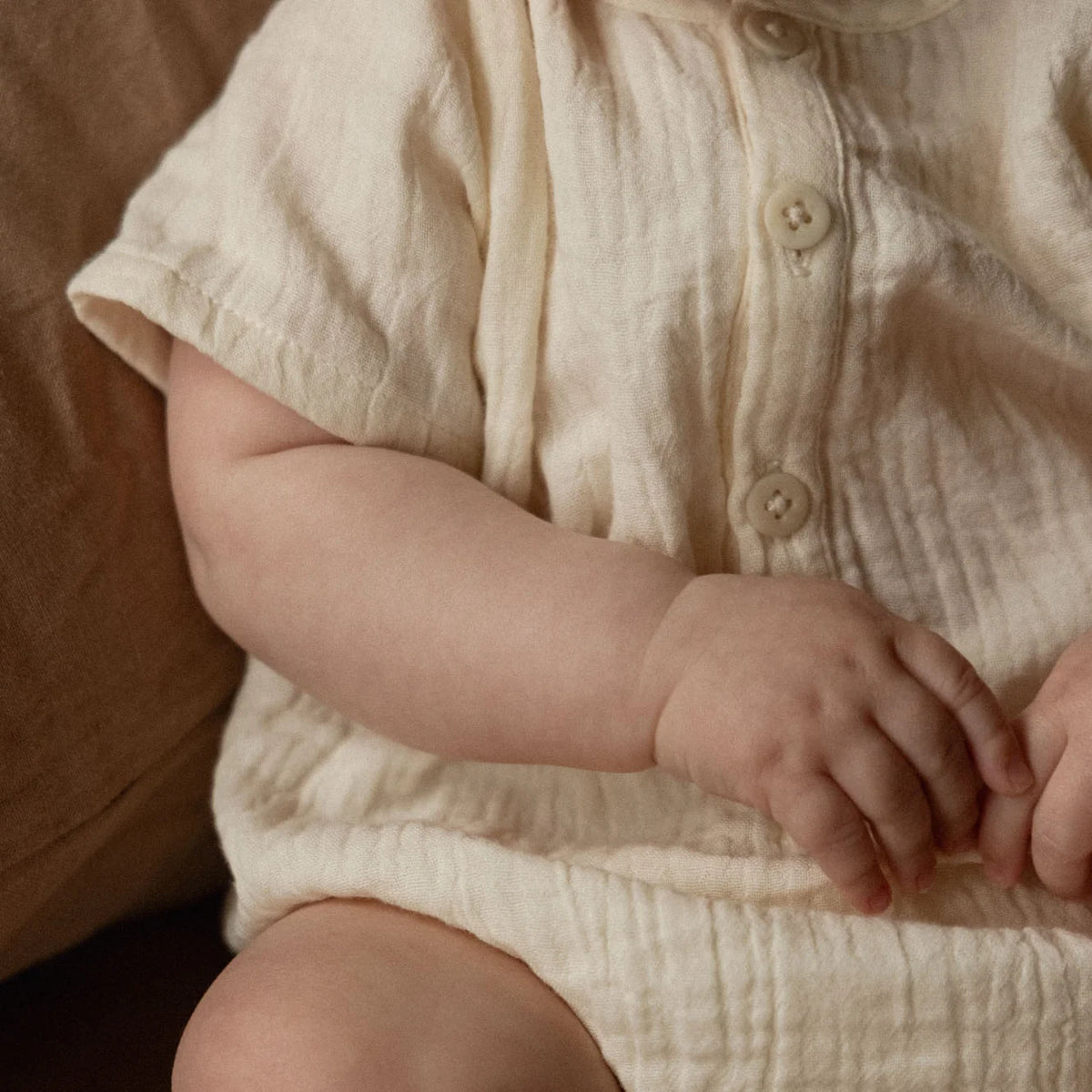 MONTY SUIT MUSLIN - Natural | Nature Baby