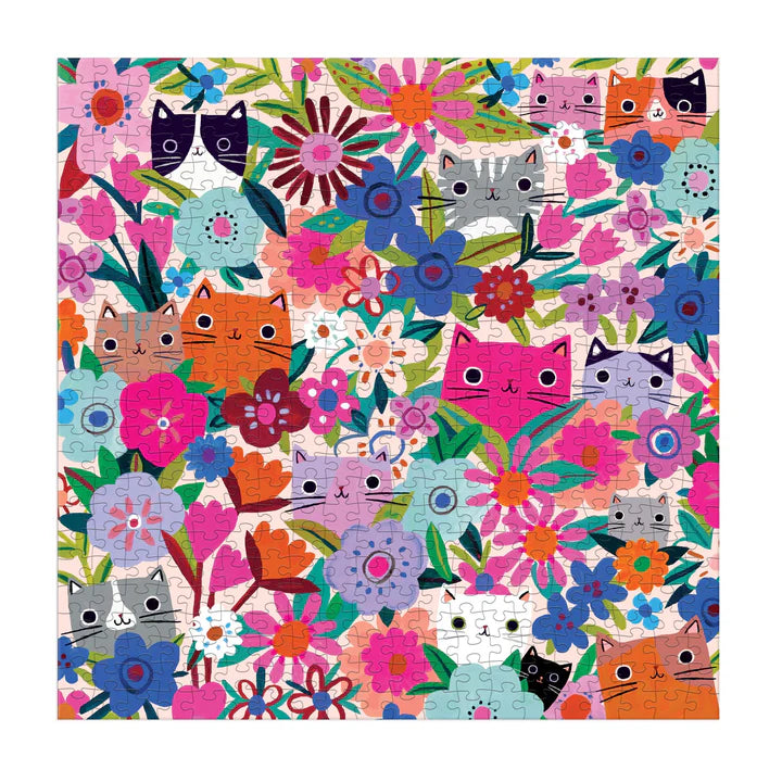 Blooming Cats - 500pc Puzzle | Mudpuppy