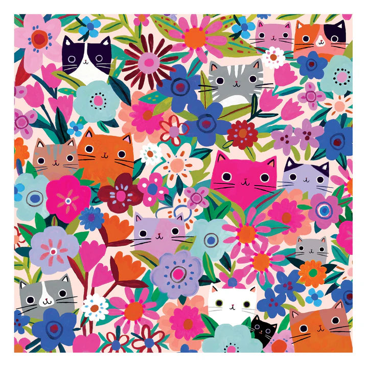 Blooming Cats - 500pc Puzzle | Mudpuppy