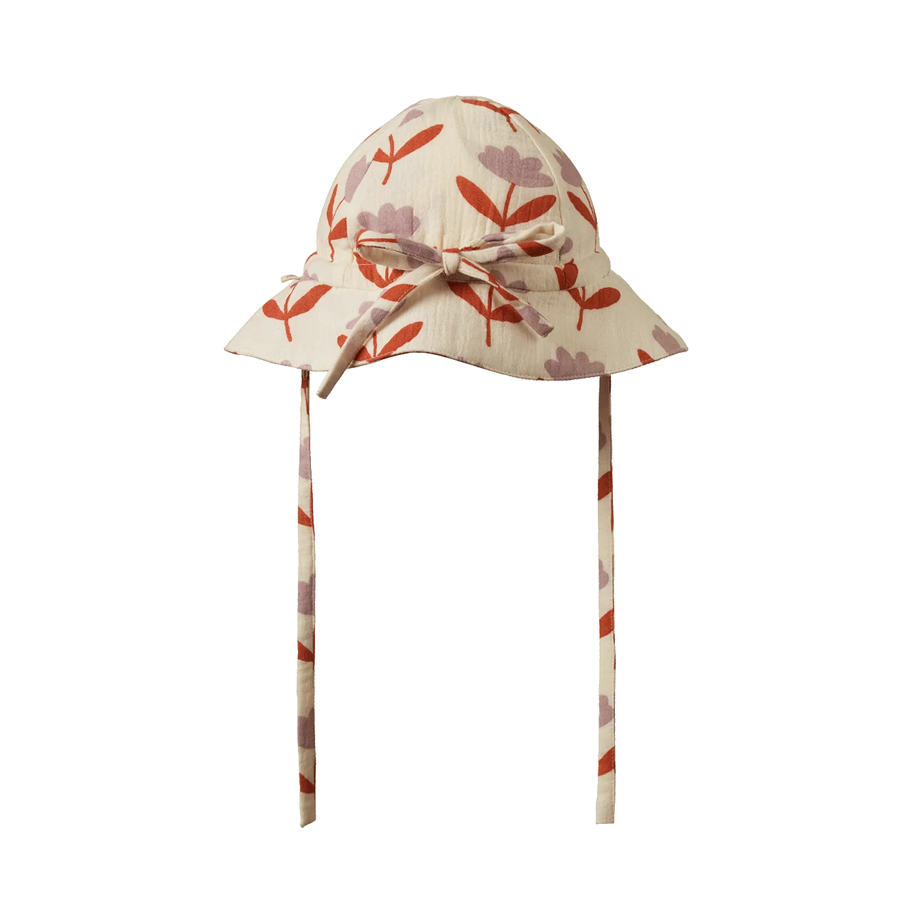 MUSLIN SUNHAT - Fleurette Print | Nature Baby
