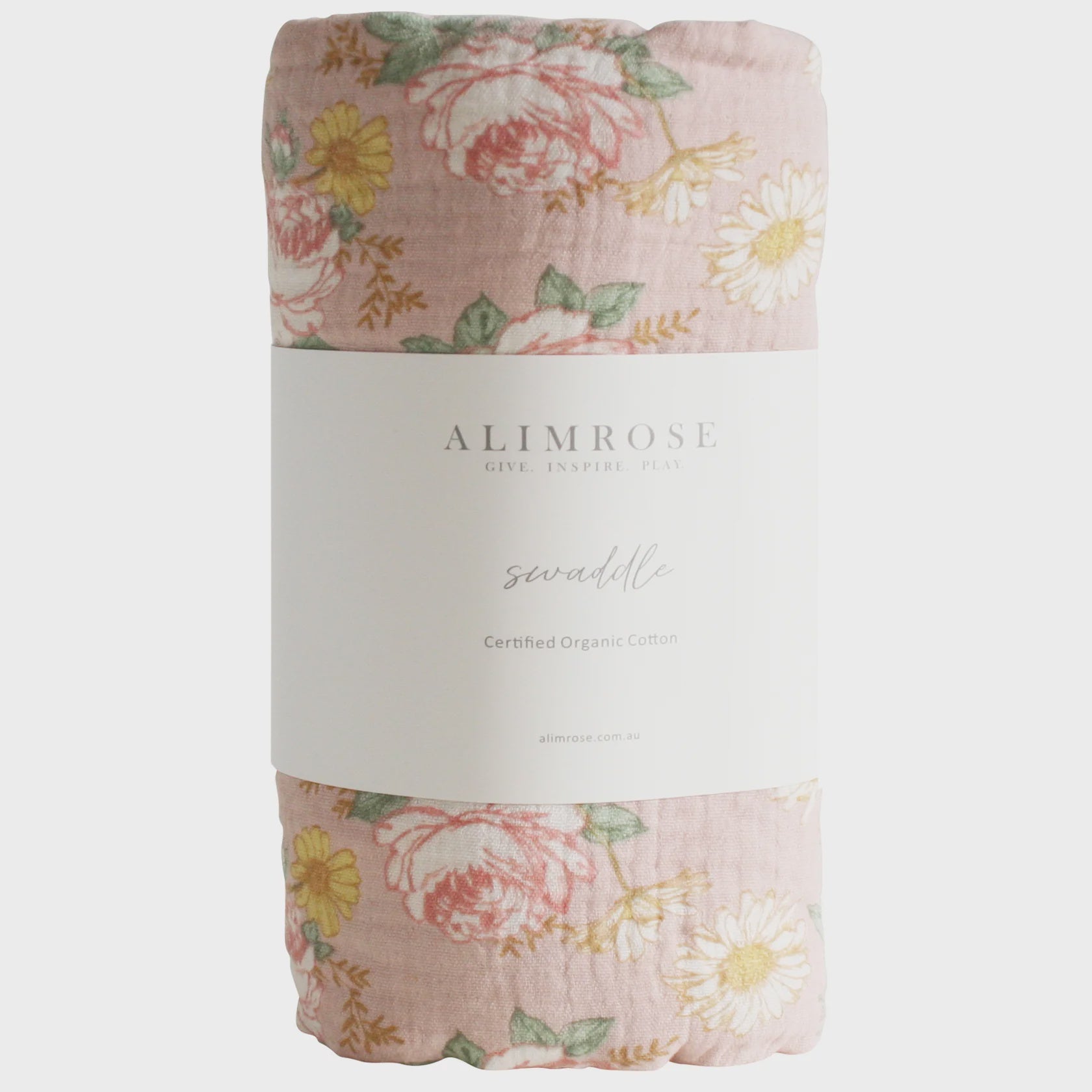 Muslin Swaddle English Garden | Alimrose