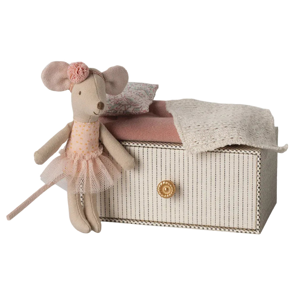 Dance Mouse in Daybed Little Sister | Maileg