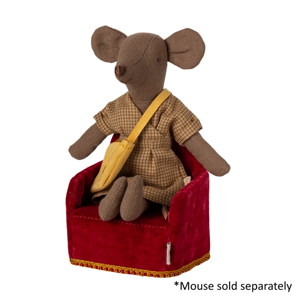 Folding Chair Mouse Red | Maileg