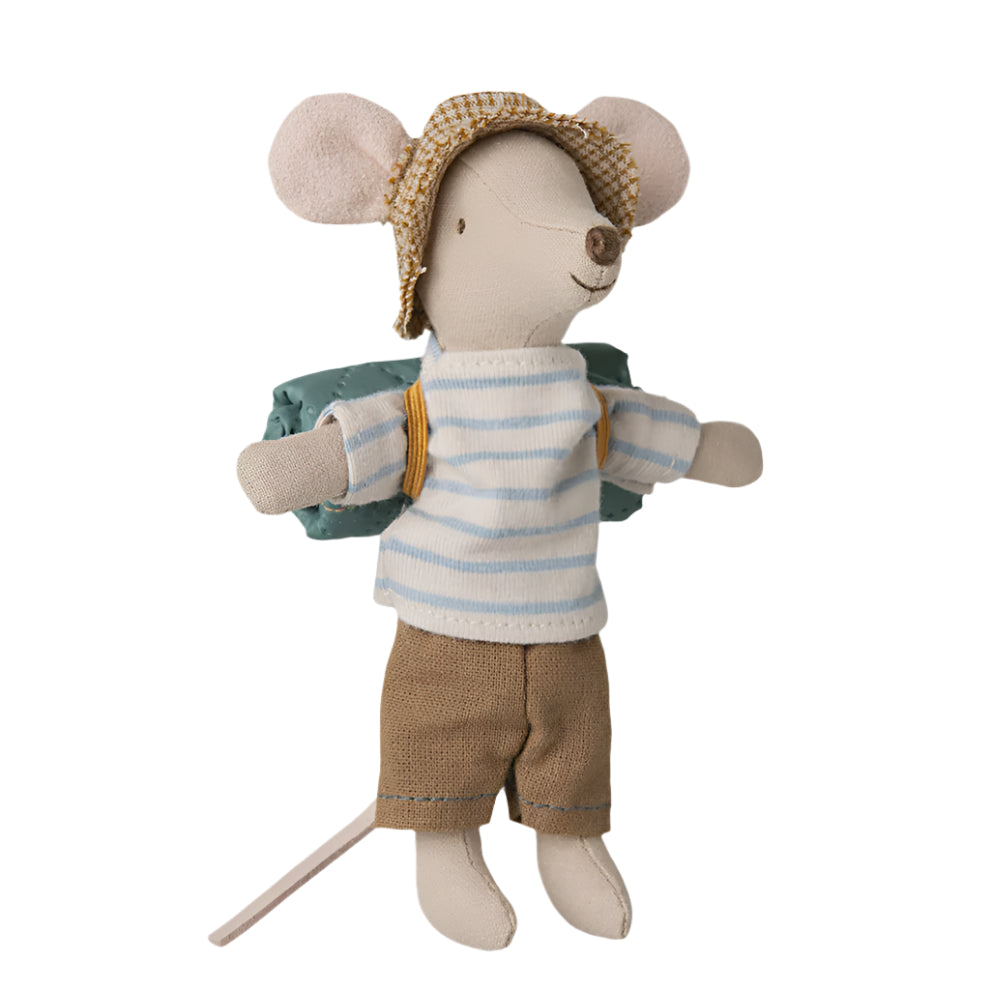 Maileg Hiker Mouse Big Brother Stripes | Maileg