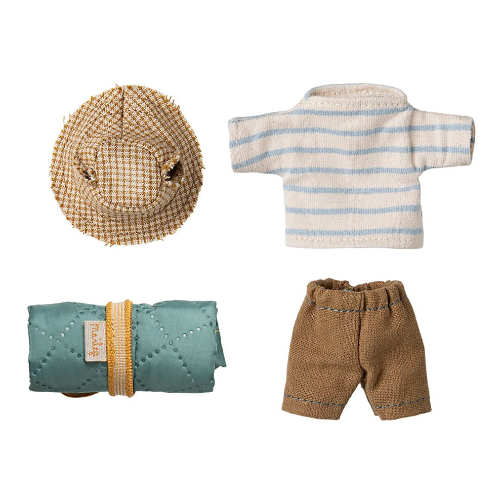 Maileg Hiker Mouse Big Brother Stripes | Maileg