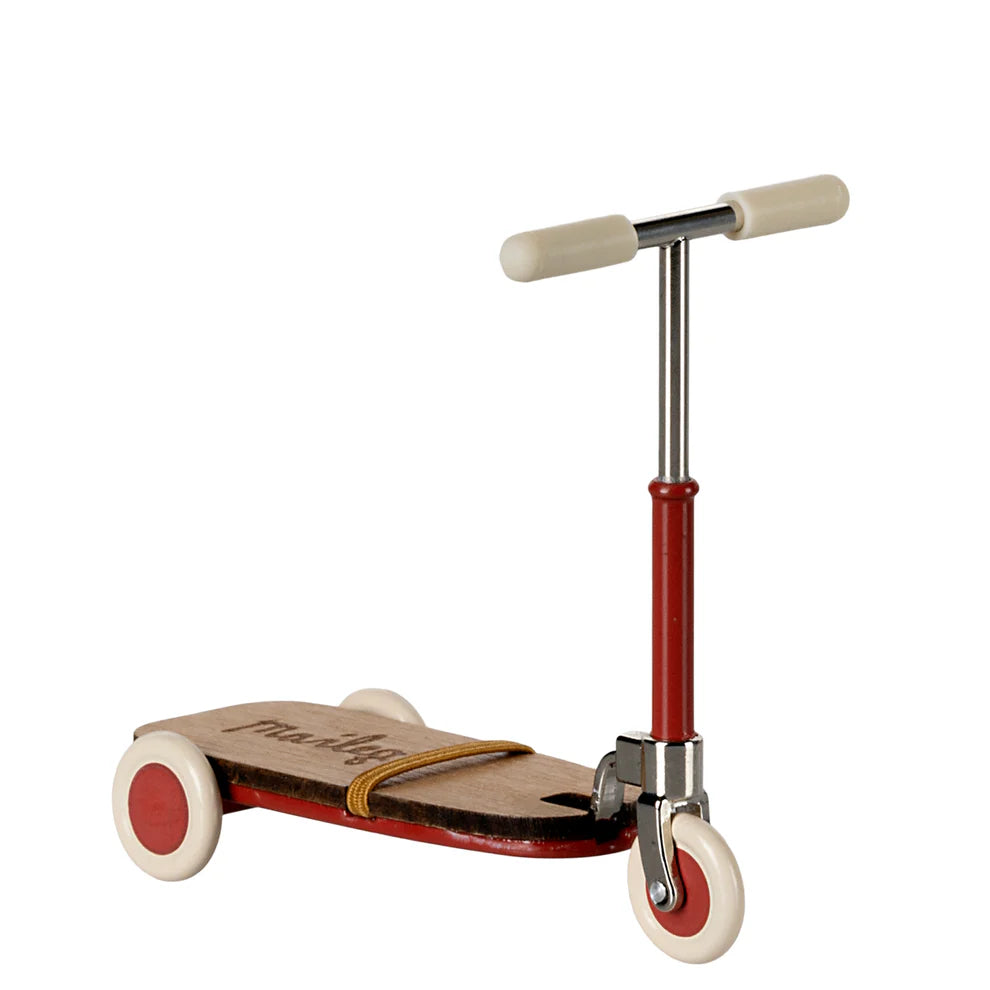 Kick Board Scooter Mouse Red | Maileg