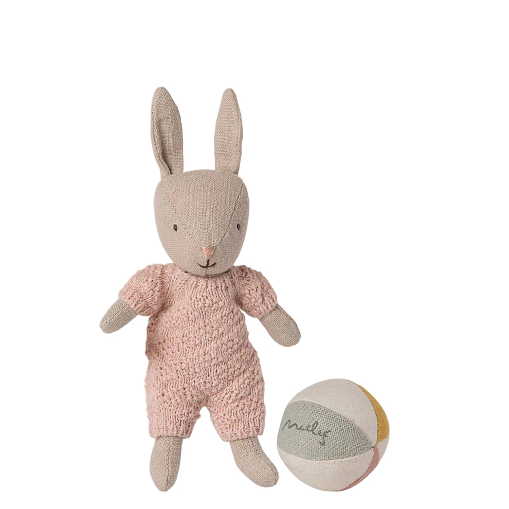 Rabbit Set Micro - Sand Rose | Maileg