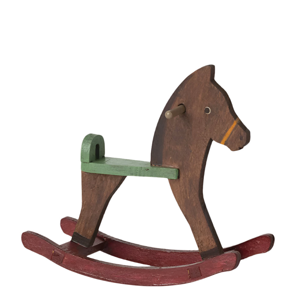 Rocking Horse - Mouse - Dark Brown | Maileg