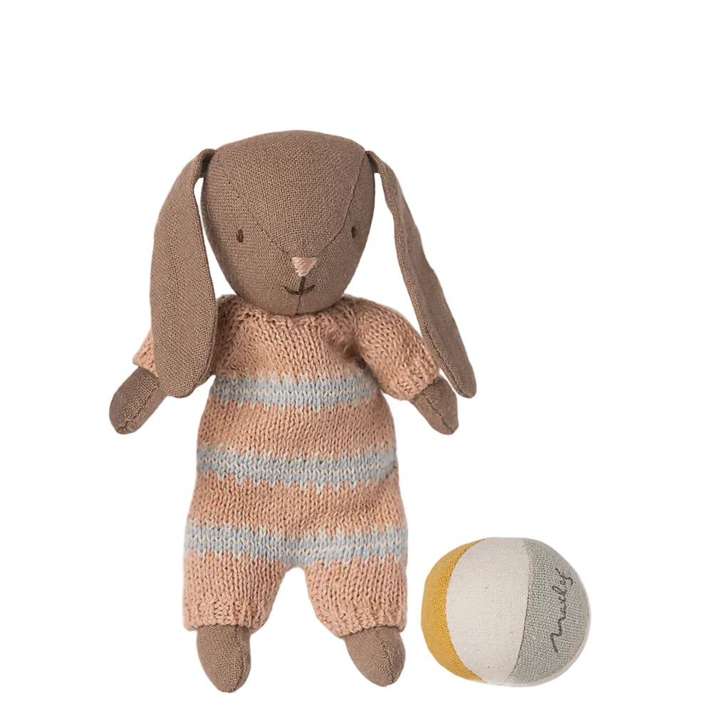 Bunny Set Micro - Brown Dusty Rose | Maileg