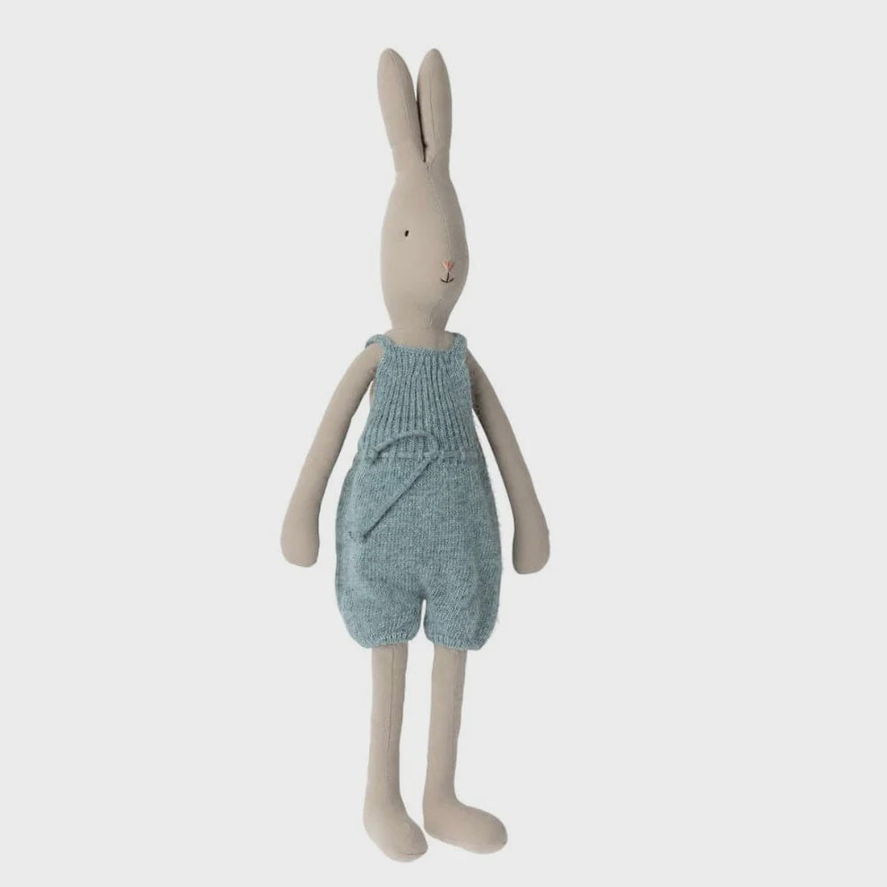 Maileg Rabbit Size 4 Knitted Overalls | Maileg