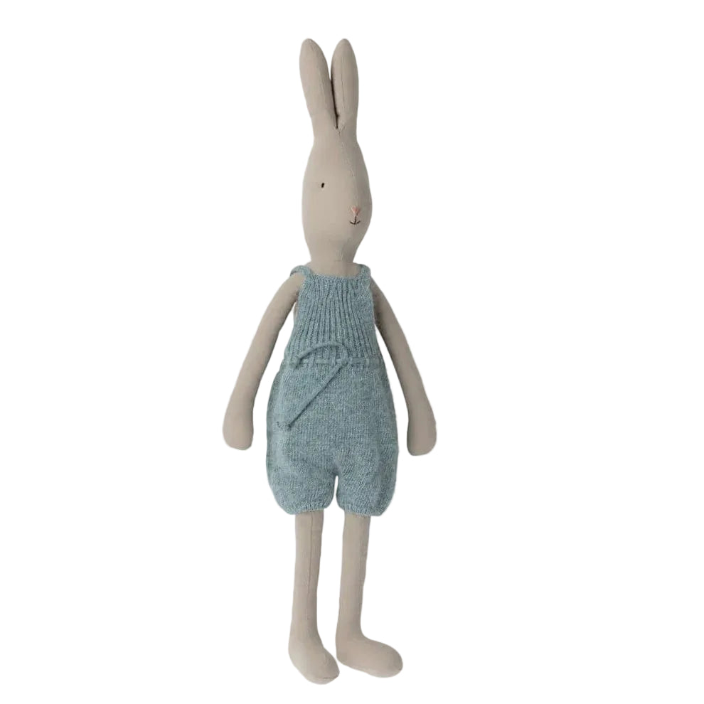 Maileg Rabbit Size 4 Knitted Overalls | Maileg