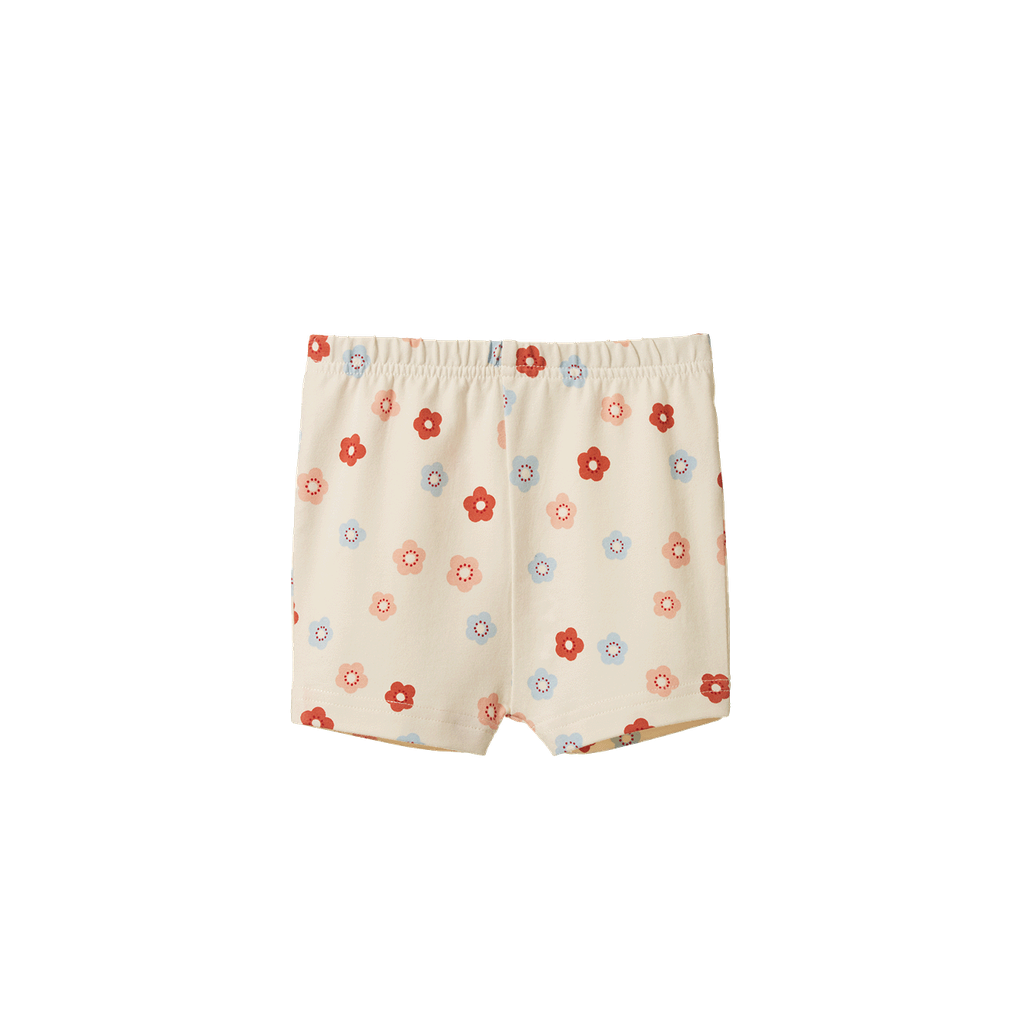 SELBY SHORTS - Petite Flora Stamp Print | Nature Baby