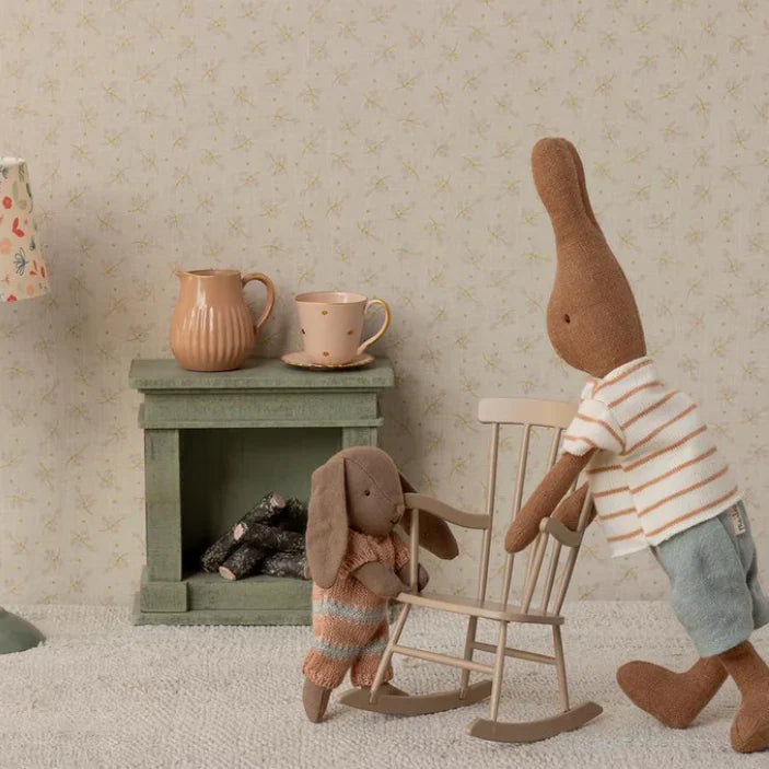 Bunny Set Micro - Brown Dusty Rose | Maileg