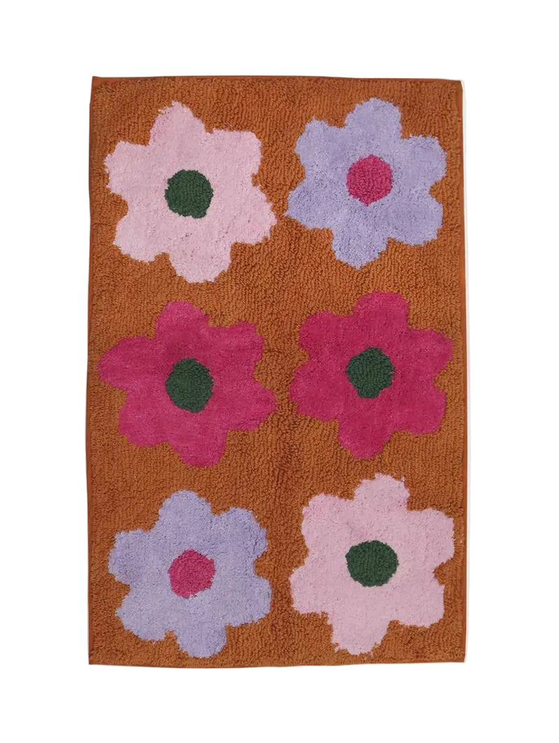 Flowerbed Bath Mat | Mosey Me