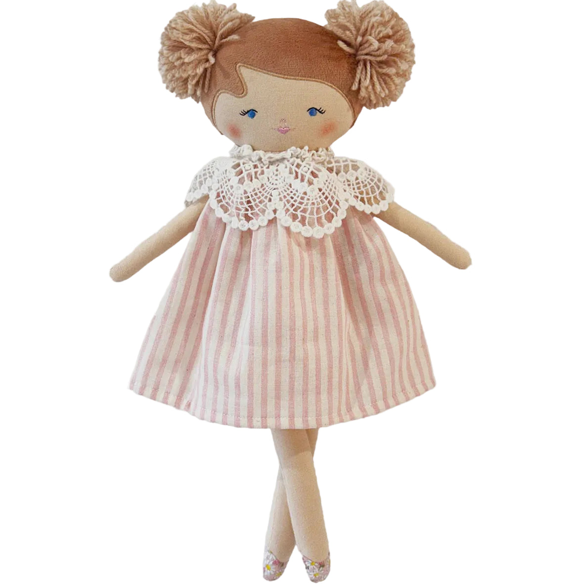 Aggie Doll 45cm Pink Stripe | Alimrose