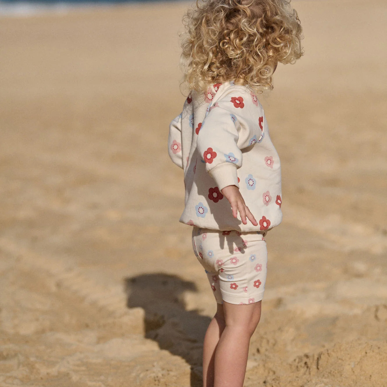 SELBY SHORTS - Petite Flora Stamp Print | Nature Baby