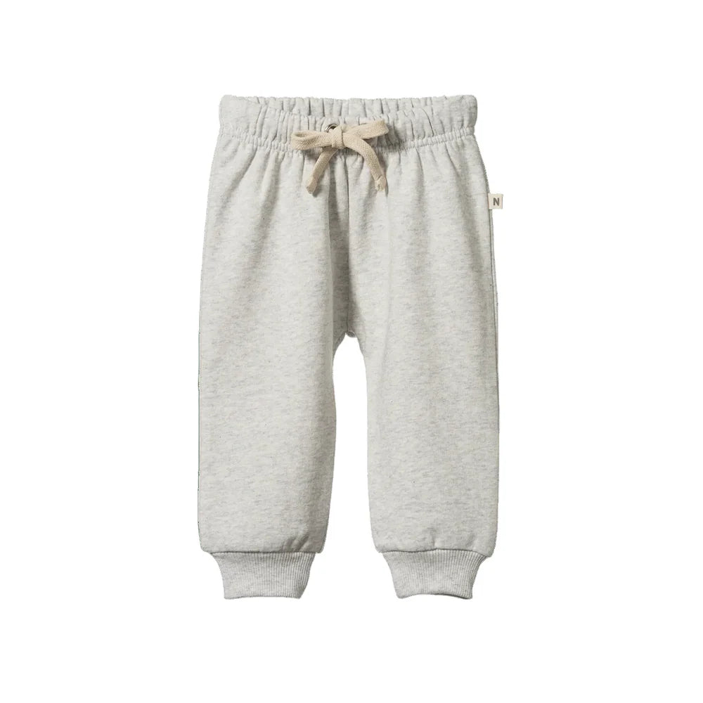 SUNDAY TRACK PANTS - Light Grey Marl | Nature Baby