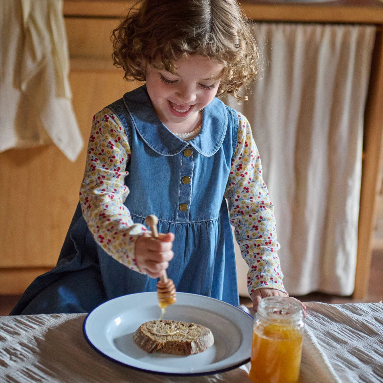 LONG SLEEVE CLOUD TEE - Kitchen Garden Print | Nature Baby