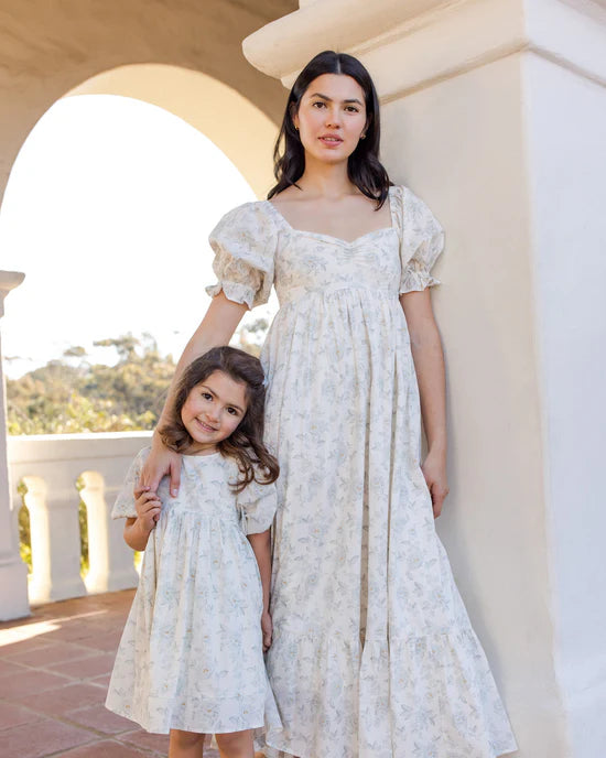 Luna Dress - Mist English Rose | Noralee