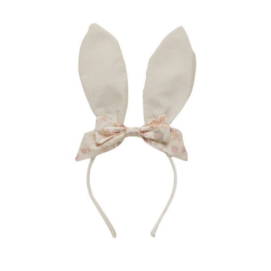Bunny Headband || Pastel Floral - NATURAL | Noralee