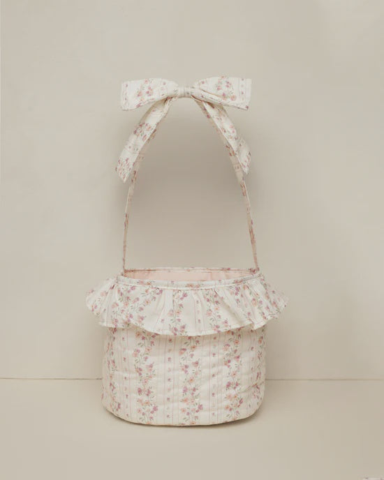 Easter Basket || Floral Stripe | Noralee