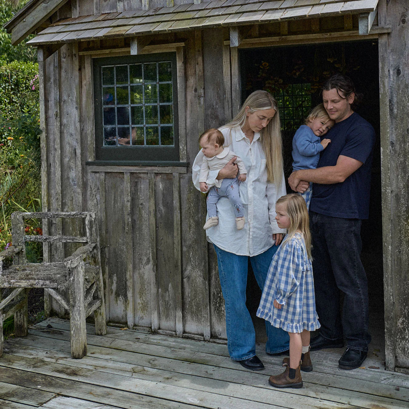NORA DRESS - Bluebelle Check | Nature Baby