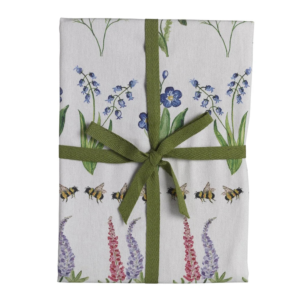 Summer Recycled Cotton Tea Towel | Naasgransgarden