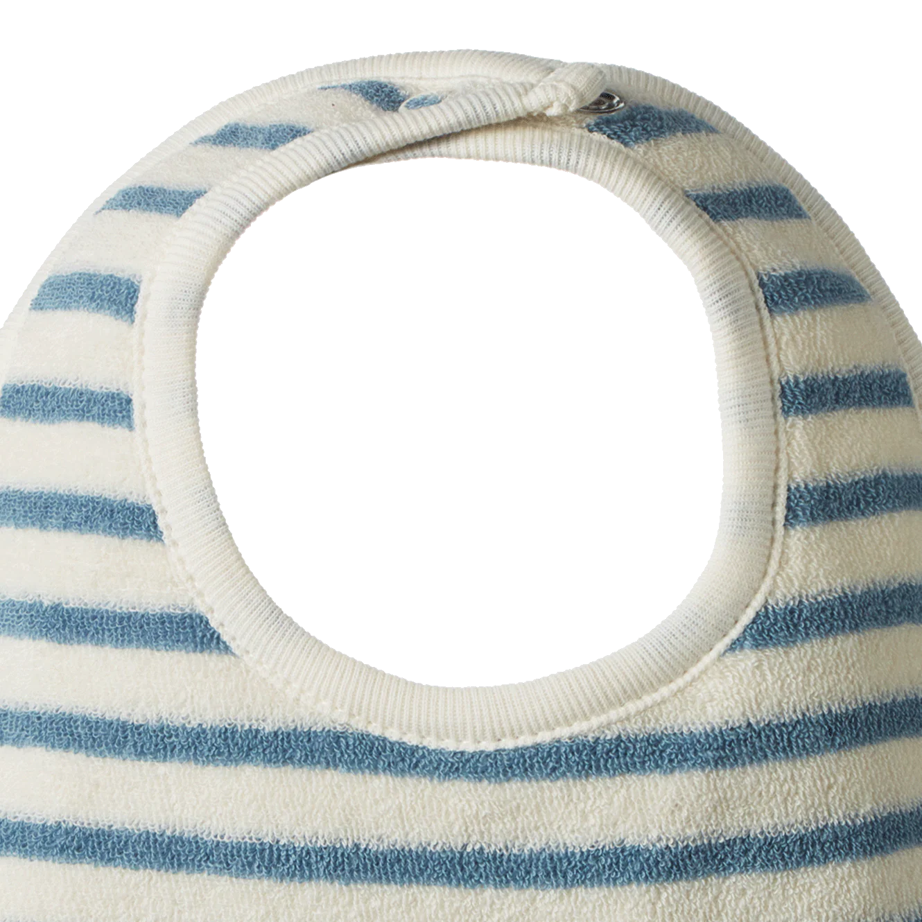 Dribble Bibs 3Pc - Powder Blue/Natural - 0-6M | Nature Baby