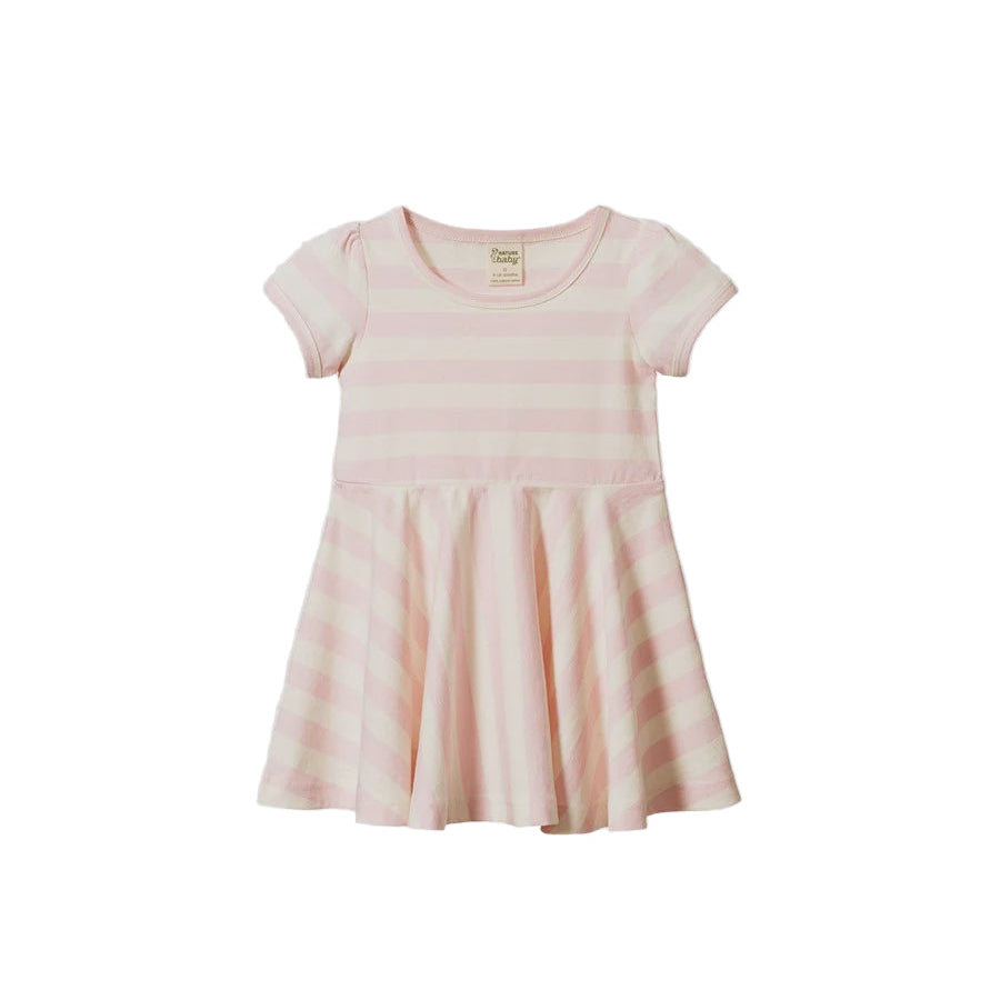 SEASIDE DRESS. Cotton Candy Stripe | Nature Baby