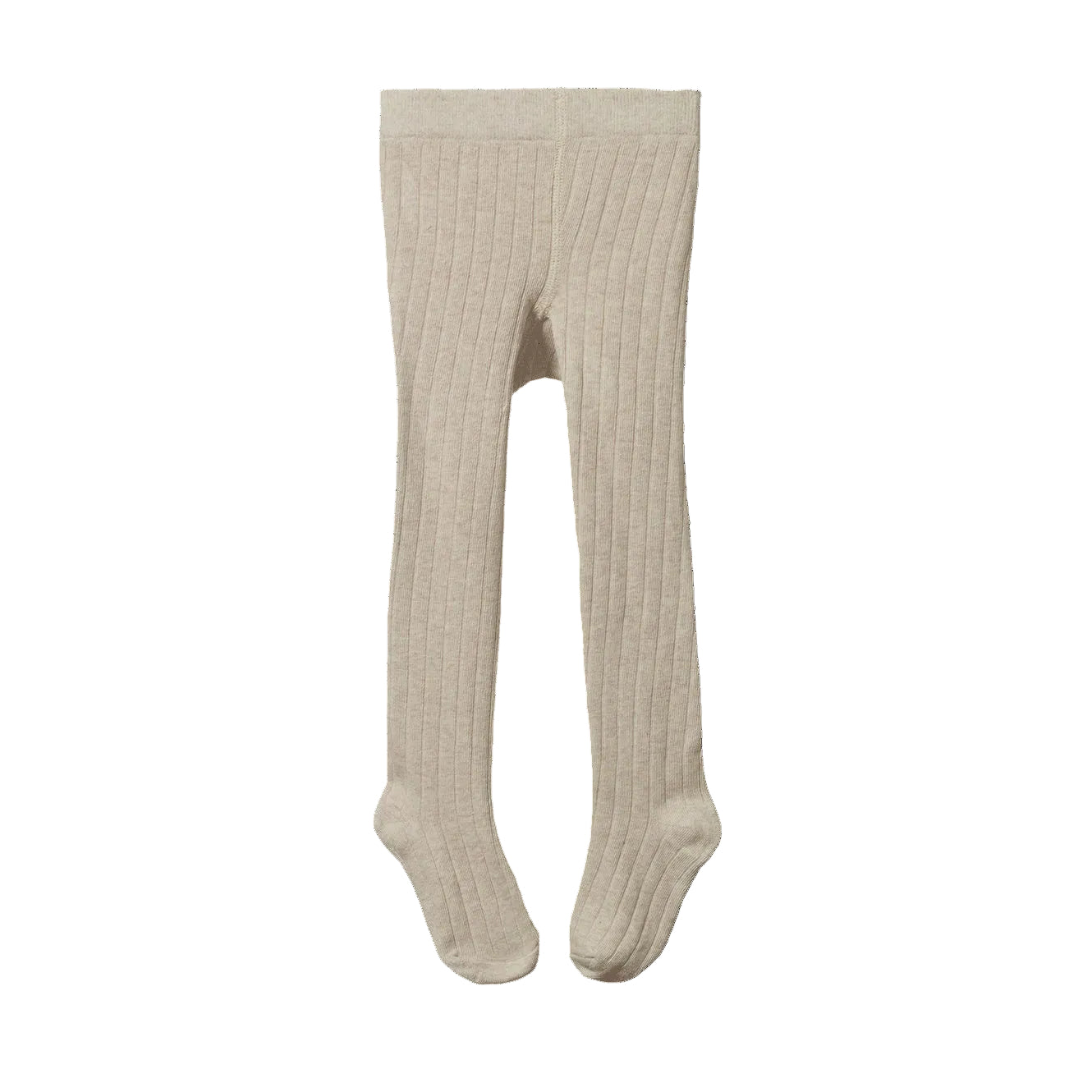 ORGANIC COTTON TIGHTS - Oatmeal Marl | Nature Baby