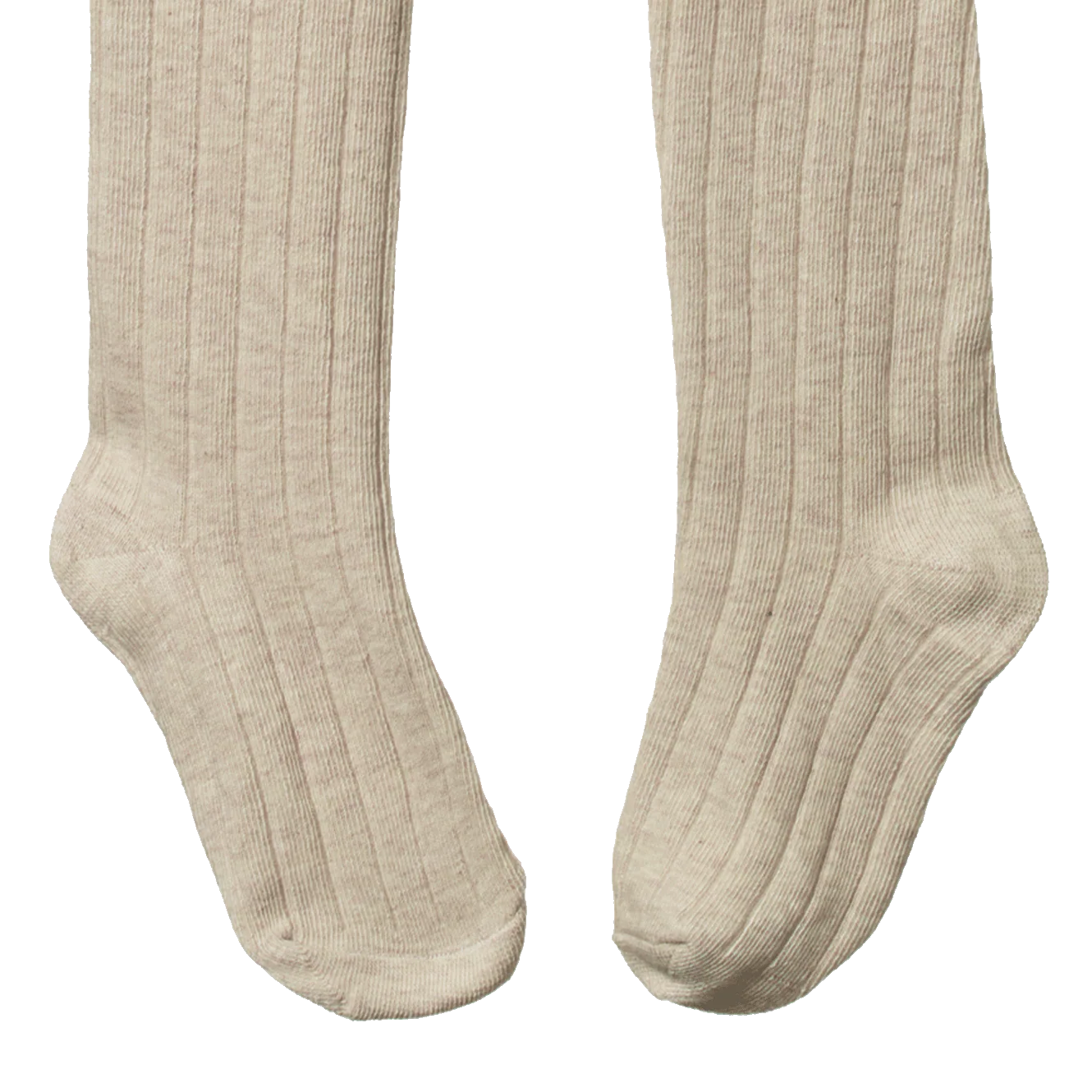 ORGANIC COTTON TIGHTS - Oatmeal Marl | Nature Baby