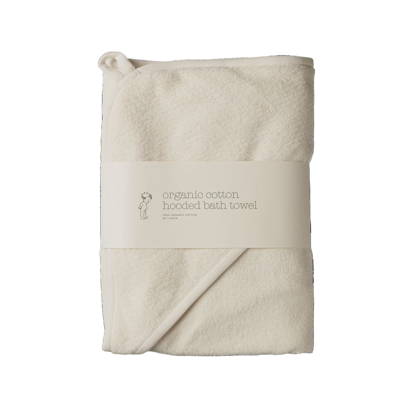 Hooded Bath Towel | Natural | Nature Baby