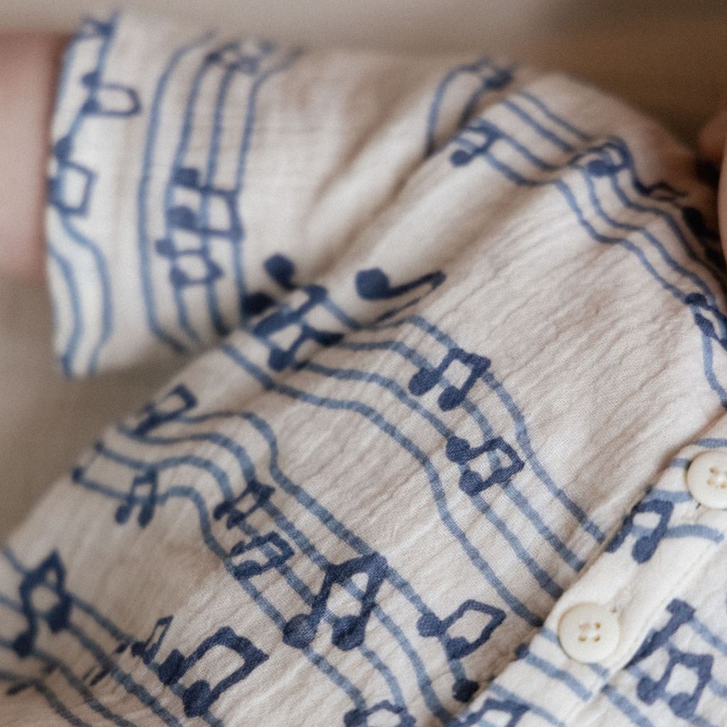 MONTY SUIT MUSLIN - Rhythm Print | Nature Baby