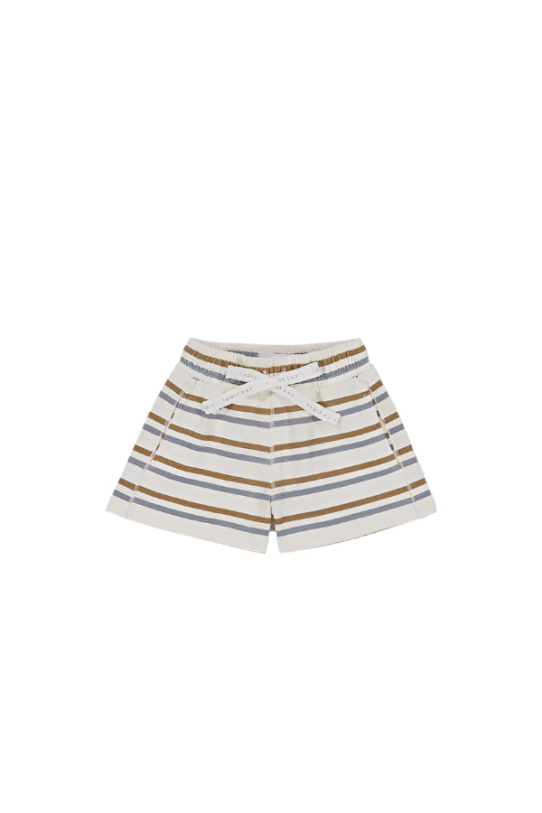 Organic Cotton Jalen Short - Hudson Stripe Tiger | Jamie Kay