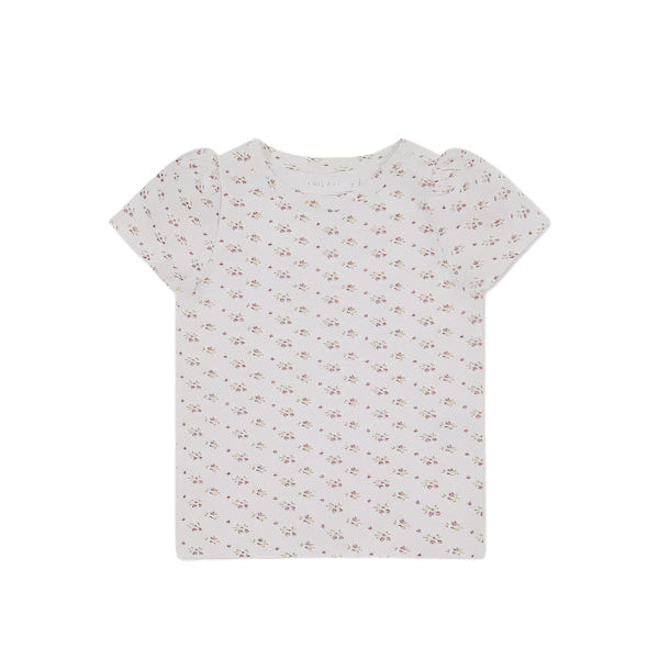 Organic Cotton Tasha Top - Rose Floral Pink | Jamie Kay