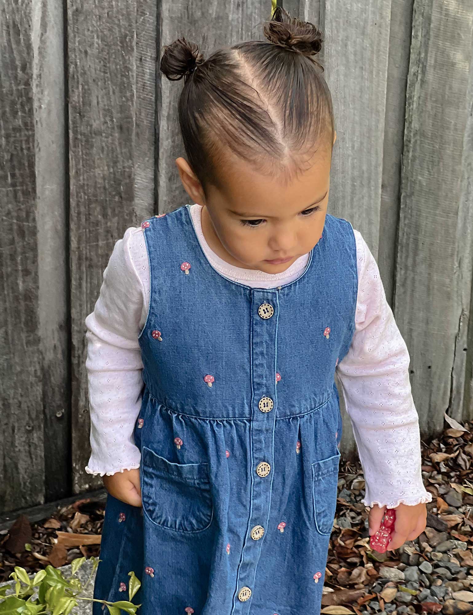 Embroidered Pinnie - Toadstool Broderie | Purebaby