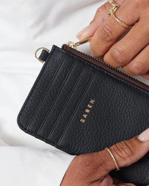 Winona Card Holder || Black | Saben