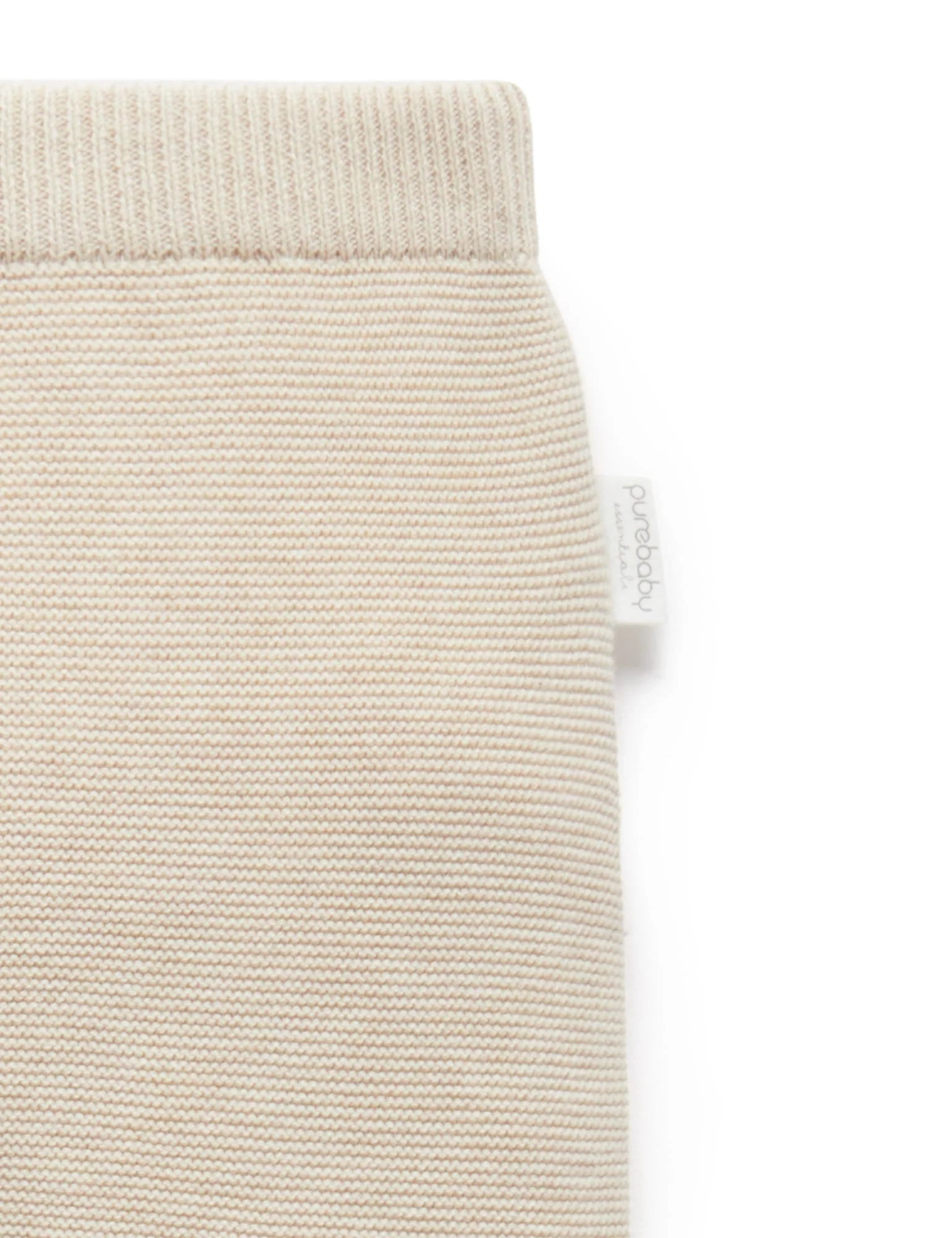 Textured Legging - Wheat Melange | Purebaby