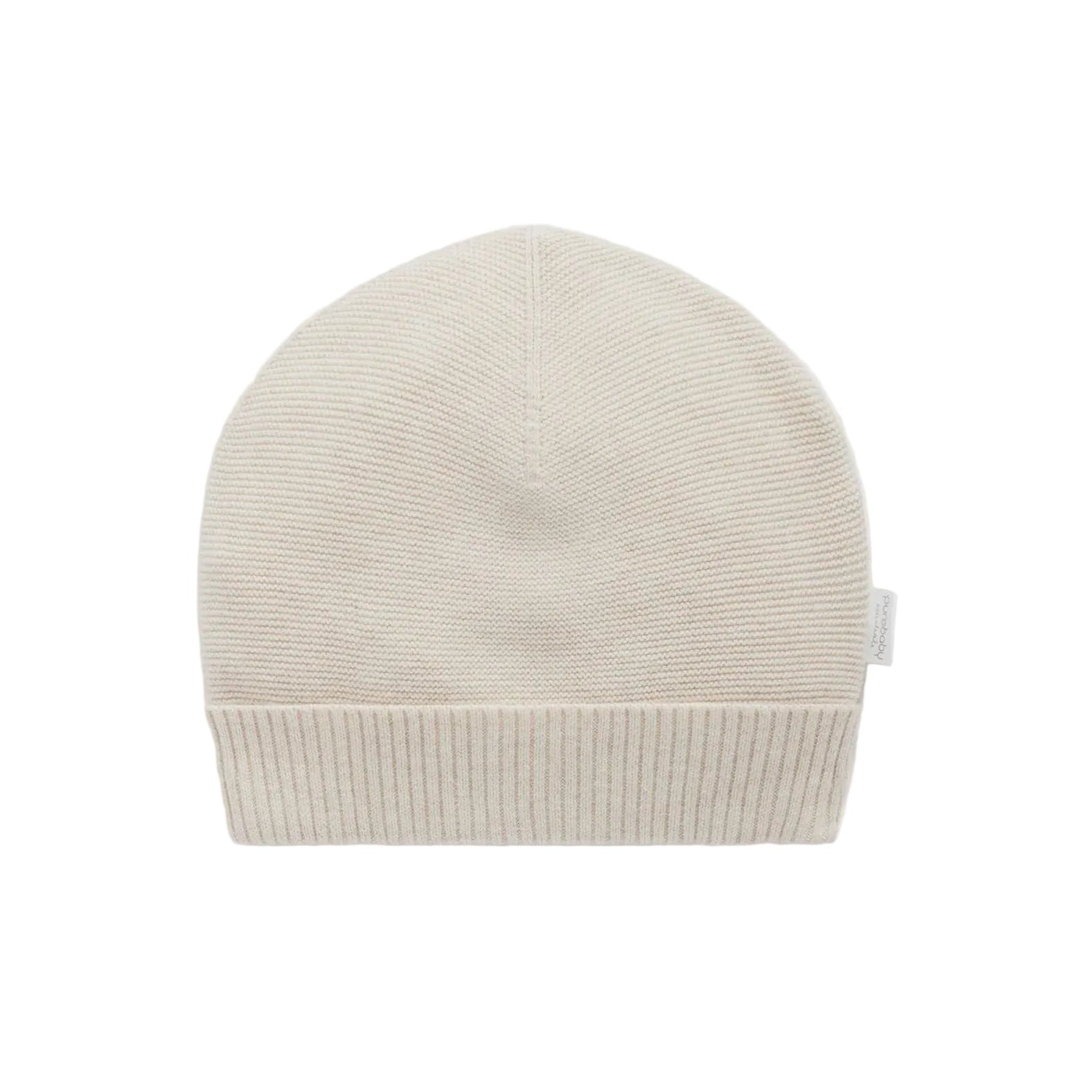 Textured Beanie - Wheat melange | Purebaby