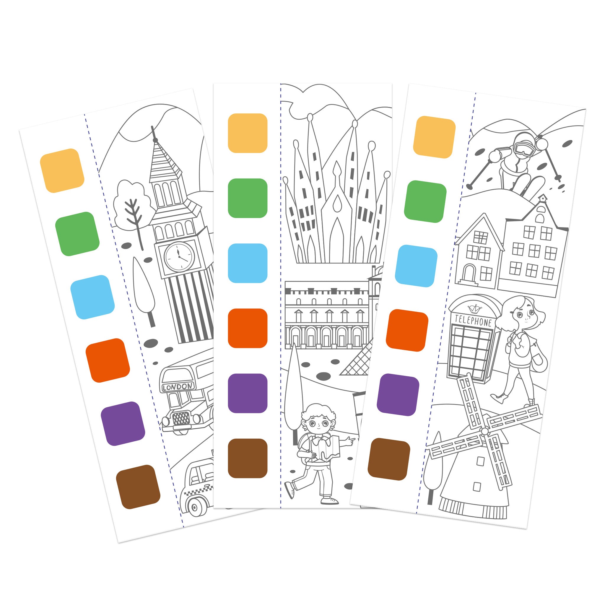 Pocket Water Colour Painting Book - Travel Around the World | MierEdu