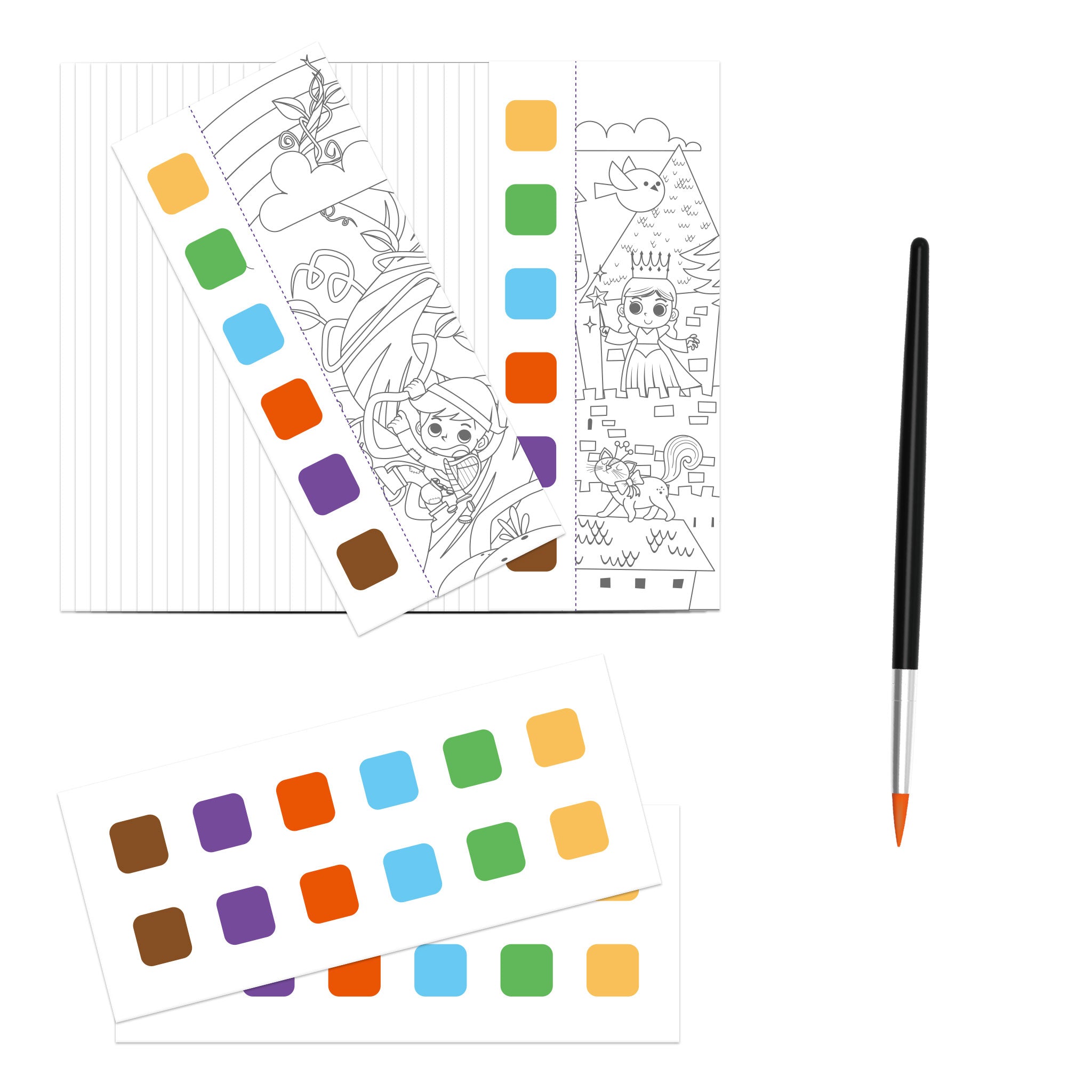 Pocket Water Colour Painting Book - Classical Fairy Tales | MierEdu
