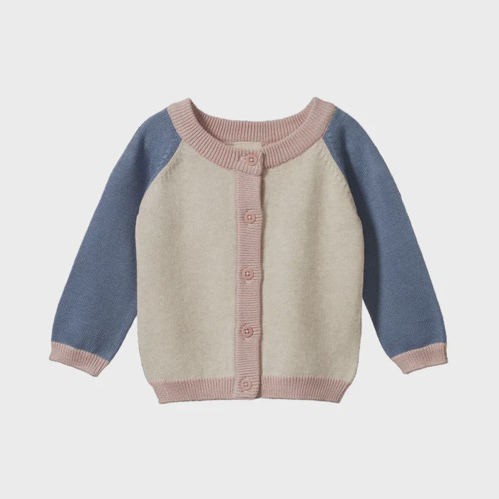PIPER CARDIGAN - Dusky Trio | Nature Baby