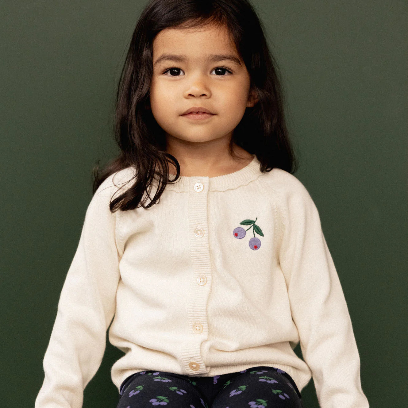 PIPER CARDIGAN - Winter Berry | Nature Baby