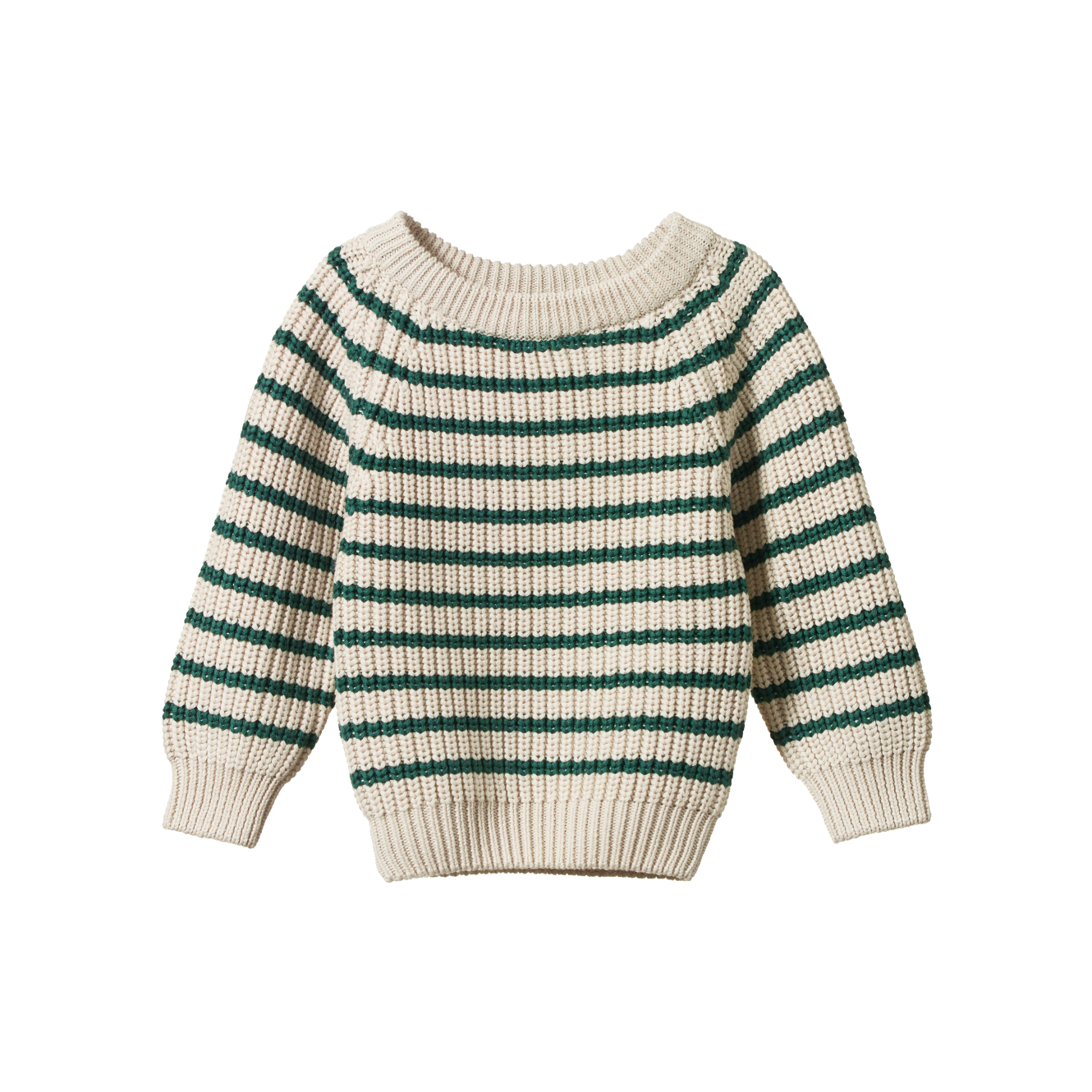 BILLY JUMPER || Pine Sailor Stripe |Nature Baby