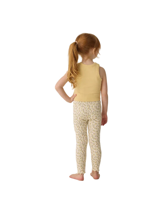 Ribbed Legging Set || Lemons, Yellow | Rylee + Cru