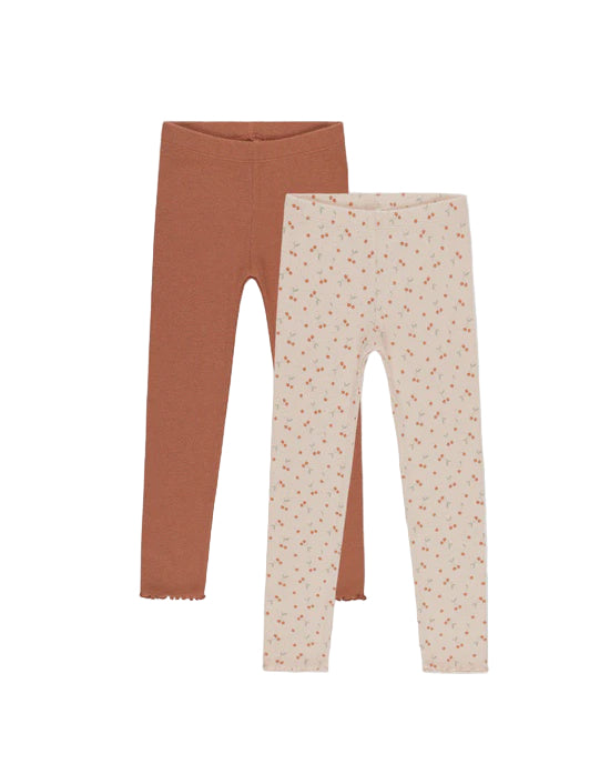 Ribbed Legging Set || Cherries, Poppy | Rylee + Cru